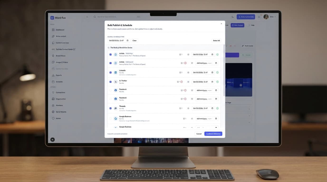 Publish Two Weeks of Content in Seconds with Word-Flux