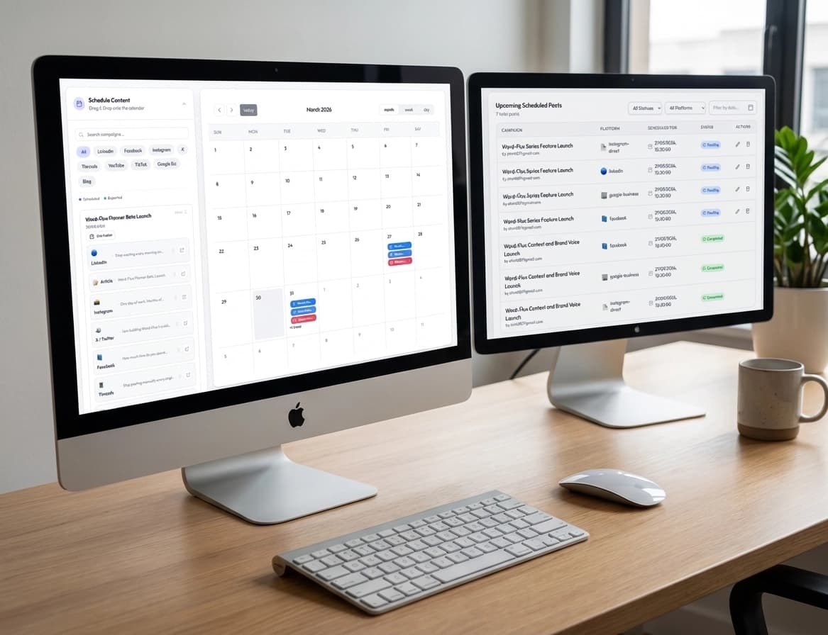 How to Schedule Content Like a Pro with Word-Flux